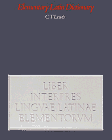 Elementary Latin
    Dictionary