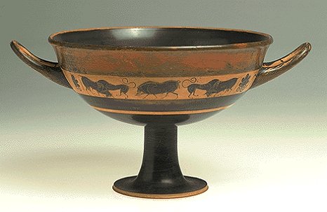Attic black-figure ware drinking cup