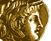 Alexandrian coin with portrait of Ptolemy