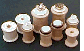 Close-up of white pieces